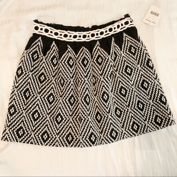 NWT Free People Alexus Black Mini Skirt - Picture 3 of 9
